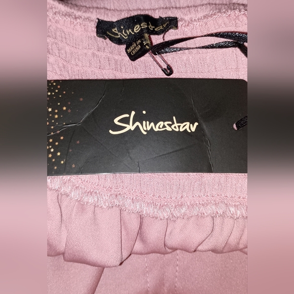 Shinestar brand tiered Maxi Sundress Size Large New With Tags - Picture 2 of 9